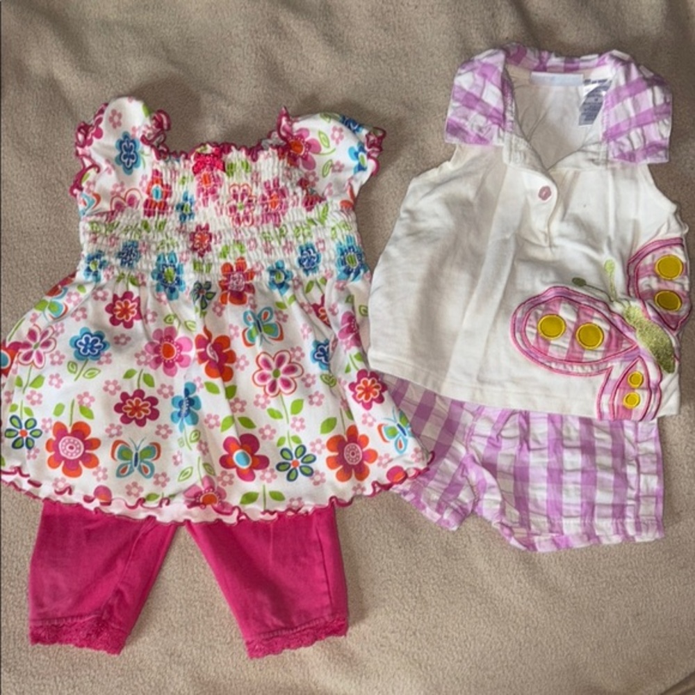Colorful Baby Girl Outfits - Floral and Butterfly